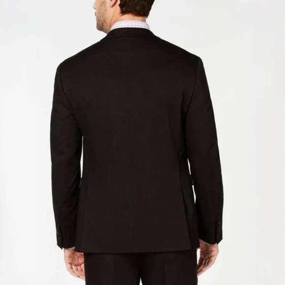 Like New! [Vince Camuto] Black Blazer + Suit Jacket | Teen Sport Coat | 36 Slim - Picture 9 of 16